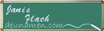 Janis Flach Visitenkarte